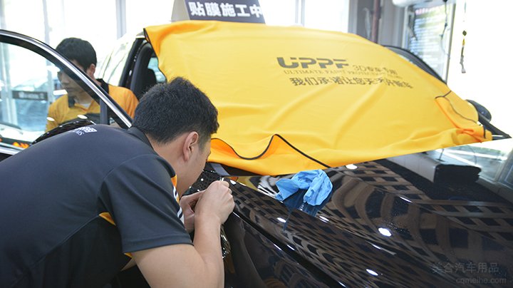 保時捷卡宴全車貼UPPF優(yōu)帕漆面保護膜|隱形車衣